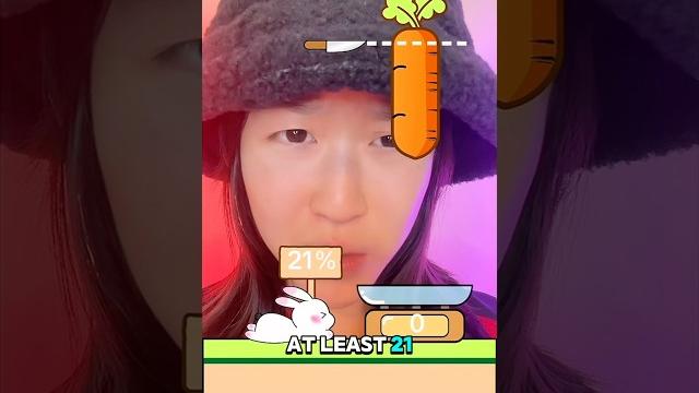 Bunny carrot cutting filter! ️ Bunny carrot cutting filter! ️