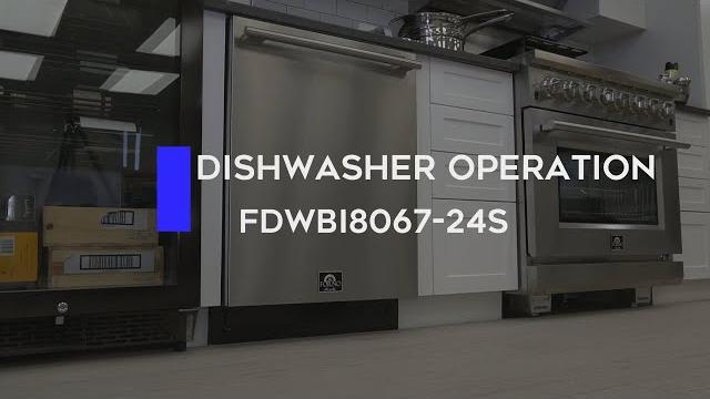 Forno fdwbi8067-24s dishwasher operation Forno fdwbi8067-24s dishwasher operation