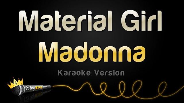 Madonna - material girl (karaoke version) Madonna - material girl (karaoke version)