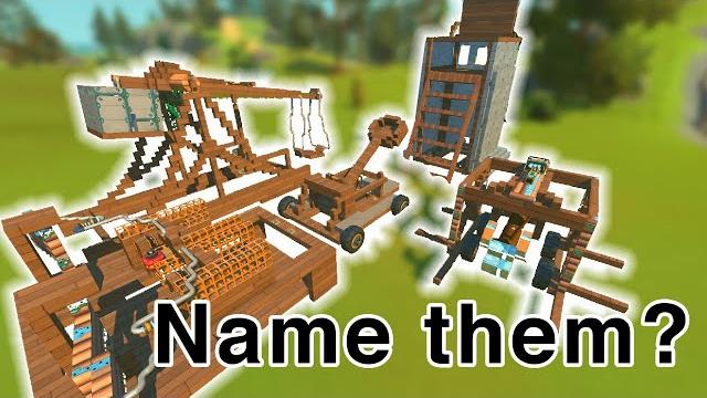 Making medieval siege weapons | scrap mechanic Making medieval siege weapons | scrap mechanic