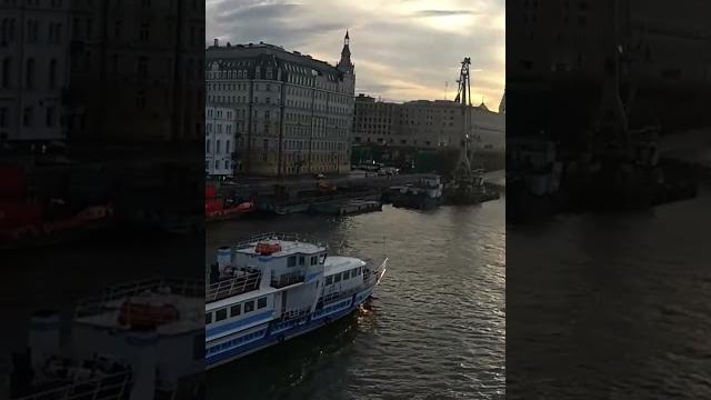 Boat ride in moscow river russia Boat ride in moscow river russia