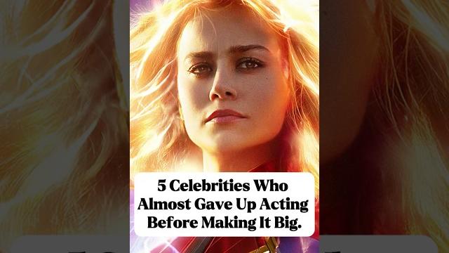 5 celebrities who almost gave up acting before making it big.#celebrity#hollywood#famous#fyp#usa 5 celebrities who almost gave up acting before making it big.#celebrity#hollywood#famous#fyp#usa