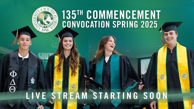 Usf spring 2025 commencement ceremony | friday 6:00pm Usf spring 2025 commencement ceremony | friday 6:00pm