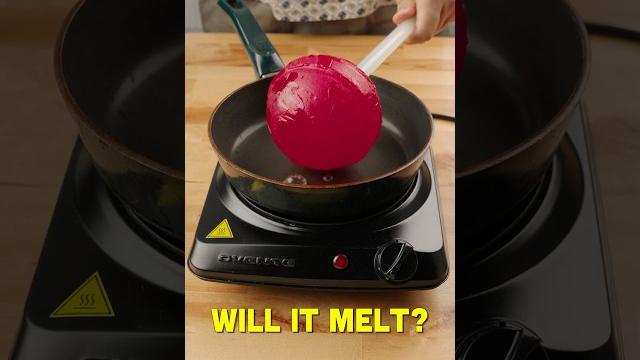 Can we melt the world's largest lollipop? Can we melt the world's largest lollipop?