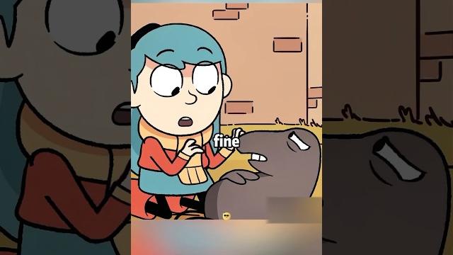 Hilda meets a flightless bird#shorts #funny Hilda meets a flightless bird#shorts #funny