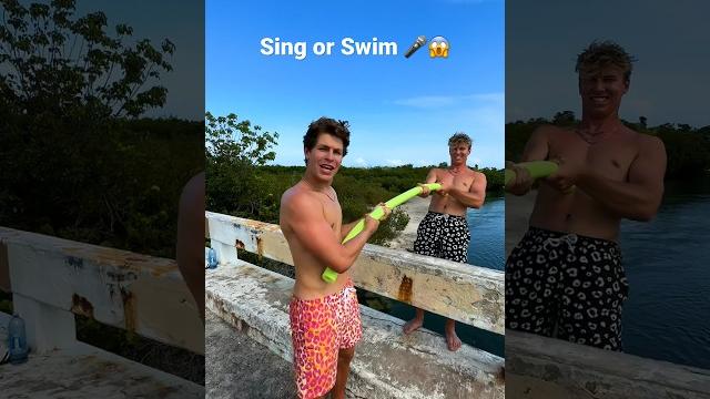 Extreme sing or swim Extreme sing or swim