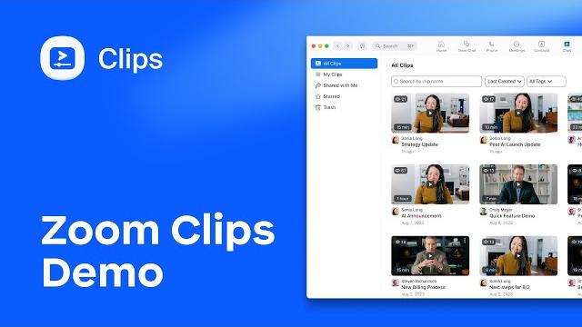 Zoom clips demo Zoom clips demo