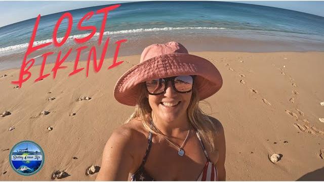 Lost bikini on a naked island walk Lost bikini on a naked island walk