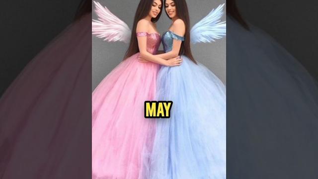 Choose your birthday month dress with sisters ️#shorts Choose your birthday month dress with sisters ️#shorts