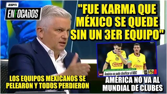Lo de américa fue un karma para el fútbol mexicano. al final, perdieron todos | enfocados Lo de américa fue un karma para el fútbol mexicano. al final, perdieron todos | enfocados
