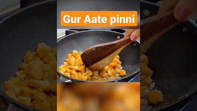 Gur aate ki pinni recipe in hindi | indian pinni recipe | #cooking #recipes #youtubeshorts #sweet Gur aate ki pinni recipe in hindi | indian pinni recipe | #cooking #recipes #youtubeshorts #sweet