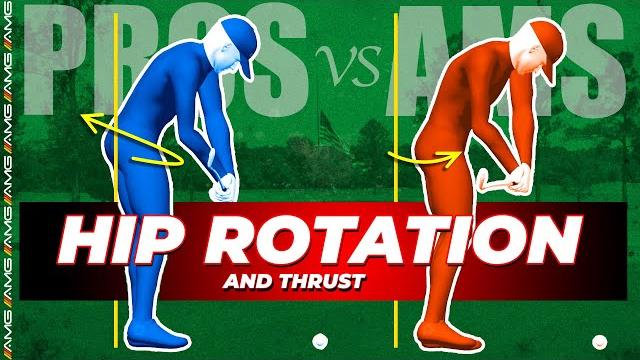 Pros vs. ams | golf swing hip rotation Pros vs. ams | golf swing hip rotation