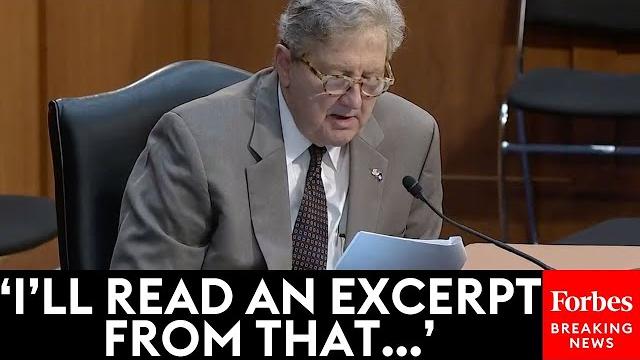 Shocking moment: john kennedy reads graphic quotes from childrens' books at senate hearing Shocking moment: john kennedy reads graphic quotes from childrens' books at senate hearing