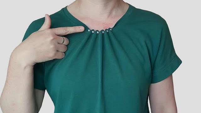 Quick t-shirt tricks to tighten a loose neckline Quick t-shirt tricks to tighten a loose neckline