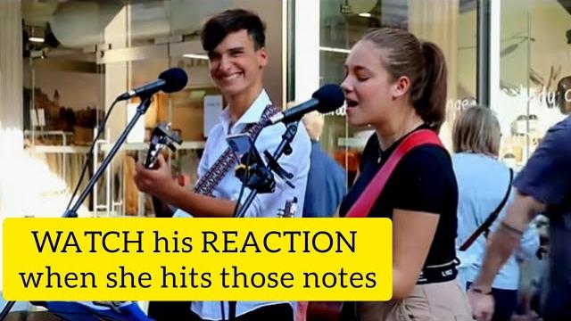 Watch his reaction when she hits the high notes | unchained melody - elvis | allie sherlock cover Watch his reaction when she hits the high notes | unchained melody - elvis | allie sherlock cover