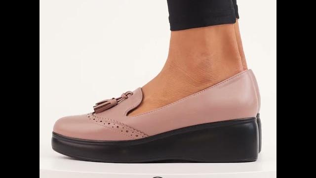 Pantofi casual dama lana nude #9120 Pantofi casual dama lana nude #9120
