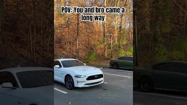 Crazy fr #mustang #mustanggt #mopar #dodge #scatpack #charger #bros #brother #transformation Crazy fr #mustang #mustanggt #mopar #dodge #scatpack #charger #bros #brother #transformation
