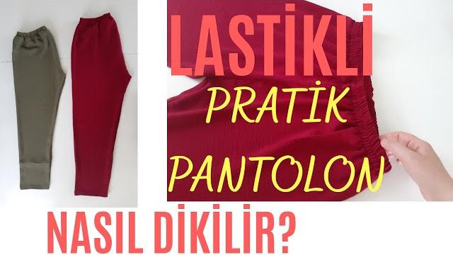 En kolay lastikli pantolon dikimi - yeni başlayanlar için pantolon yapımı - her beden pantolon. diy En kolay lastikli pantolon dikimi - yeni başlayanlar için pantolon yapımı - her beden pantolon. diy