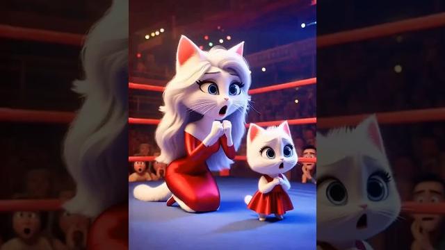 Cute kitten of cat takes revenge for father #cat #cutecat #catlover Cute kitten of cat takes revenge for father #cat #cutecat #catlover