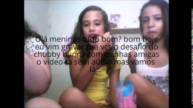 Desafio do: chubby bunny Desafio do: chubby bunny