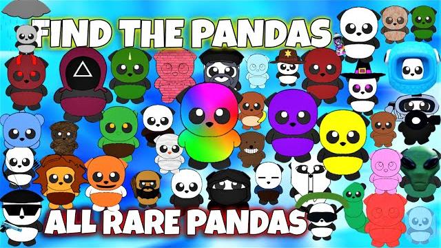 Roblox - find the pandas - all rare pandas Roblox - find the pandas - all rare pandas