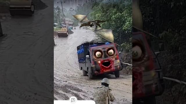 Thrilling monster truck driver takes on the challenge! Thrilling monster truck driver takes on the challenge!