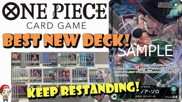 The best new deck from op-12 hands down! roronoa zoro is top-tier instantly! (one piece tcg news) The best new deck from op-12 hands down! roronoa zoro is top-tier instantly! (one piece tcg news)