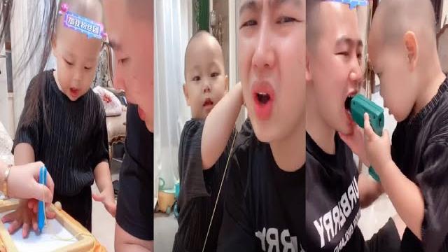 【小橙子生活小片段】我爱狗狗后续:画小手和脚丫,给爸爸打针,今天这牙还要修 【小橙子生活小片段】我爱狗狗后续:画小手和脚丫,给爸爸打针,今天这牙还要修