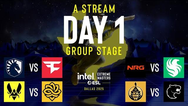Iem dallas 2025 - day 1 - stream a - full show Iem dallas 2025 - day 1 - stream a - full show