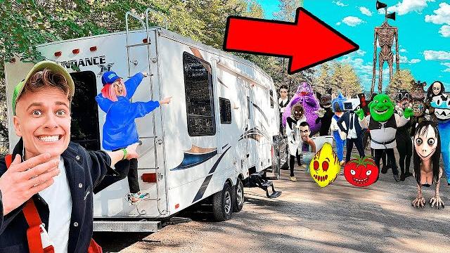 All the monsters attacked our home on wheels *help* All the monsters attacked our home on wheels *help*