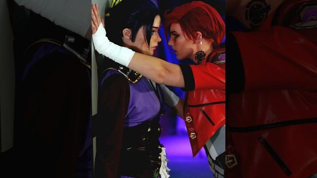 "you're hot, cupcake." #arcane #vi #caitlyn @dajackies "you're hot, cupcake." #arcane #vi #caitlyn @dajackies