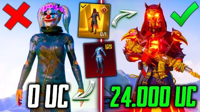 Удачная прокачка аккаунта на 24000 uc в pubg mobile! выбил золото и мифик в пубг мобайл! Удачная прокачка аккаунта на 24000 uc в pubg mobile! выбил золото и мифик в пубг мобайл!
