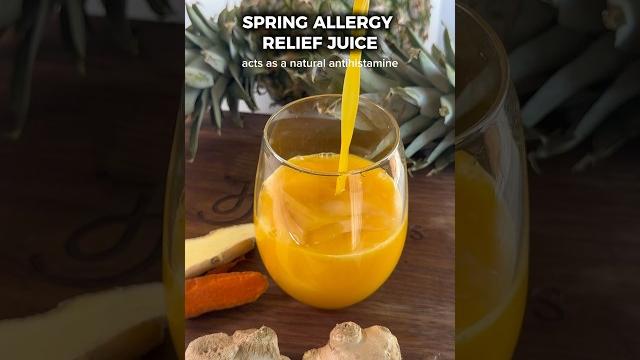 Spring allergy relief juice Spring allergy relief juice