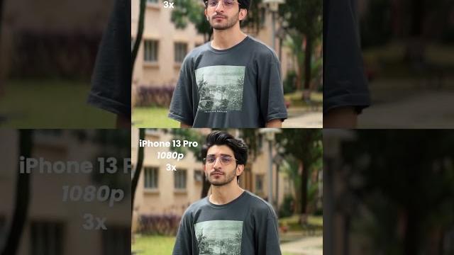 Iphone 13 pro vs iphone 14 pro - cinematic mode #shorts Iphone 13 pro vs iphone 14 pro - cinematic mode #shorts