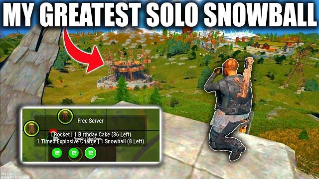 My greatest solo snowball - rust console edition My greatest solo snowball - rust console edition