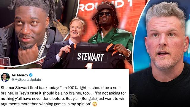 Bengals "trying to screw over" 1st round pick shemar stewart in rookie's contract?! | pat mcafee Bengals "trying to screw over" 1st round pick shemar stewart in rookie's contract?! | pat mcafee