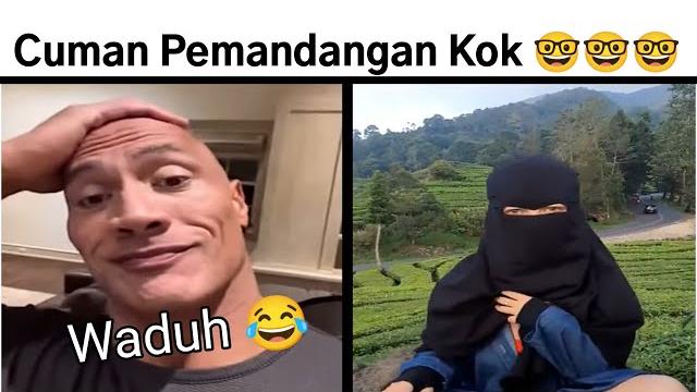 Cuman pemandangan biasa aja kok... wanita bercadar viral Cuman pemandangan biasa aja kok... wanita bercadar viral