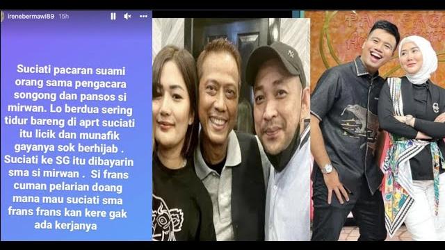 Bongkar marissa ica pacaran dengan suami orang lagi, frans hanya kedok di mata irene kakak kandung Bongkar marissa ica pacaran dengan suami orang lagi, frans hanya kedok di mata irene kakak kandung