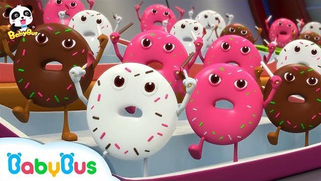 Donut sports competition | ice cream, candy song, hamburger song | pretend play | baby song |babybus Donut sports competition | ice cream, candy song, hamburger song | pretend play | baby song |babybus