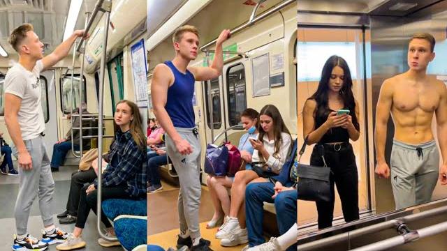 Cucumber prank in public / successful den #173 Cucumber prank in public / successful den #173