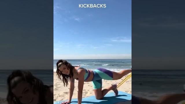 Tone it up #shorts | booty band workout with bec Tone it up #shorts | booty band workout with bec