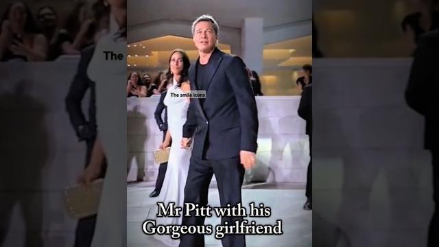 Brad pitt with his beautiful girlfriend spotted at the venice film festival #bradpitt #hollywood Brad pitt with his beautiful girlfriend spotted at the venice film festival #bradpitt #hollywood