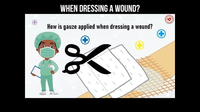 How is gauze applied when dressing a wound? #wounddressing #wounds #surgeryinstruments #surgerytips How is gauze applied when dressing a wound? #wounddressing #wounds #surgeryinstruments #surgerytips