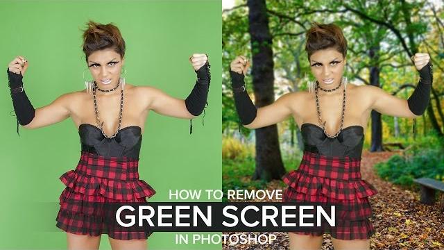 How to remove green screen background in photoshop How to remove green screen background in photoshop