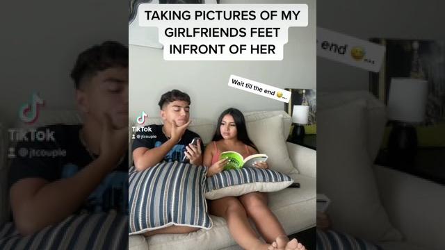 My girlfriend told me to suck her toes #shorts My girlfriend told me to suck her toes #shorts