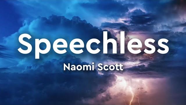 Naomi scott - speechless (lyrics) Naomi scott - speechless (lyrics)