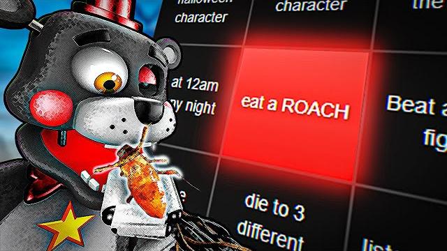 Fnaf franchise bingo: blackout edition Fnaf franchise bingo: blackout edition