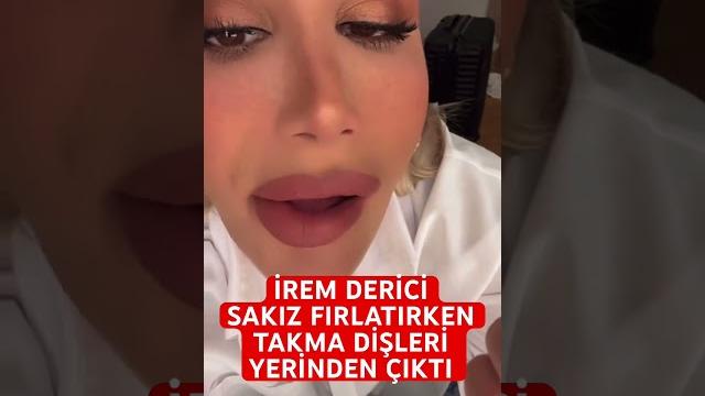 İrem derici sakız fırlatırken takma dişleri yerinden çıktı #shortsvideo #shortsbeta #shorts İrem derici sakız fırlatırken takma dişleri yerinden çıktı #shortsvideo #shortsbeta #shorts