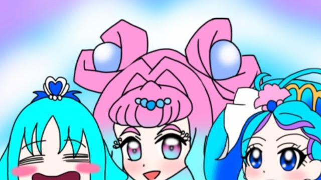 海の日にちなんで海のキャラ集合!!【トロピカル〜ジュ!プリキュア】 海の日にちなんで海のキャラ集合!!【トロピカル〜ジュ!プリキュア】