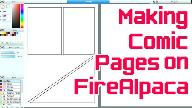 Making comic pages on firealpaca/medibang Making comic pages on firealpaca/medibang